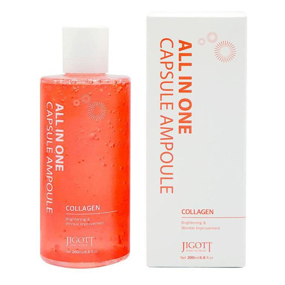 Jigott All in one Collagen Capsule Ampoule Face Serum 6.8Oz (200ml)